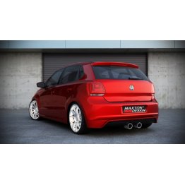 Накладка на задний бампер на Volkswagen Polo V ДОрестайл